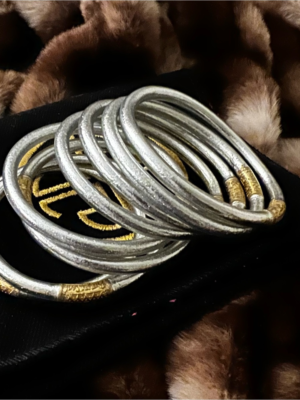 Budhagirl Silver Bracelet Stack